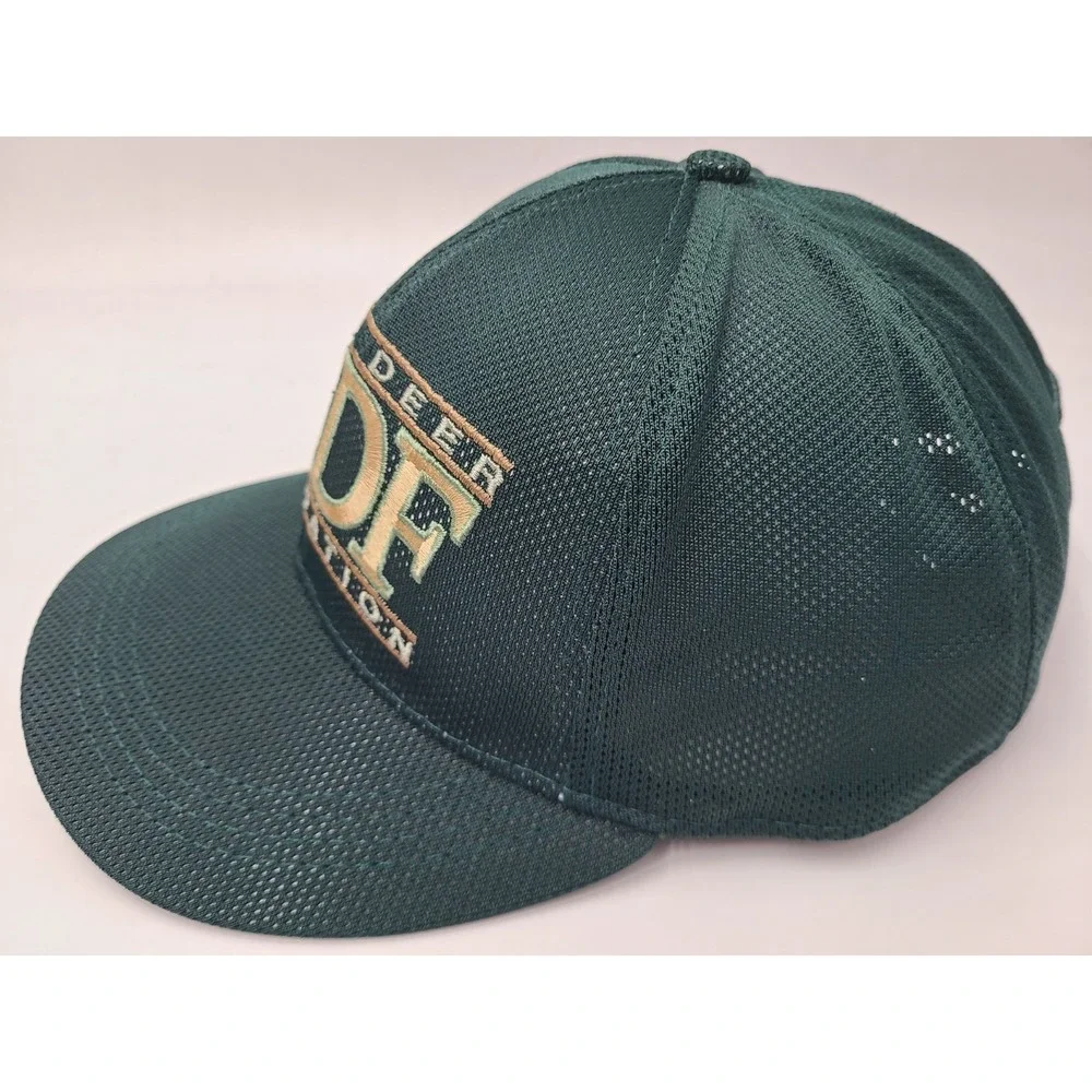 Vintage Mule Deer Foundation MDF Snapback Hat‎ Cap Hunt Outdoors Men Women Green